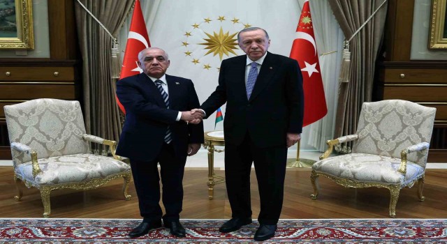 Cumhurbaşkanı Erdoğan, Azerbaycan Başbakanı Asodovu kabul etti