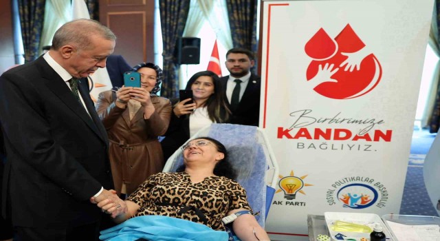 Cumhurbaşkanı Erdoğan Kan Ver Hayat Ver programına katıldı