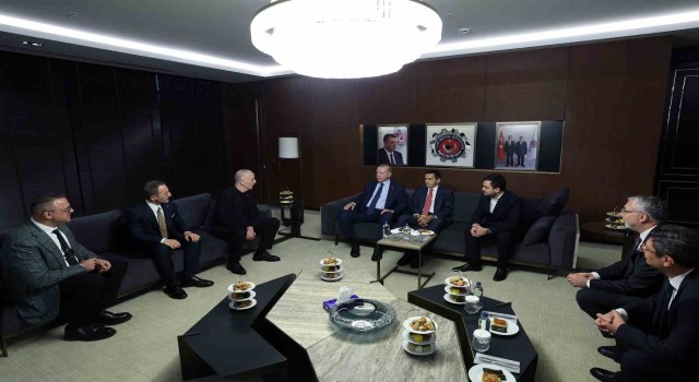 Cumhurbaşkanı Erdoğandan Türk Metal Sendikasına taziye ziyareti