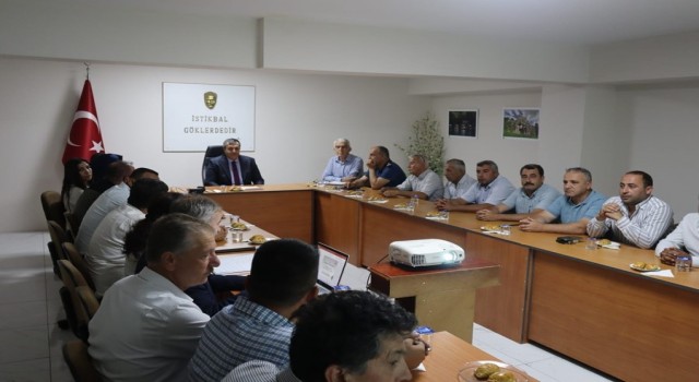 Dalamanda muhtarların istekleri görüşüldü