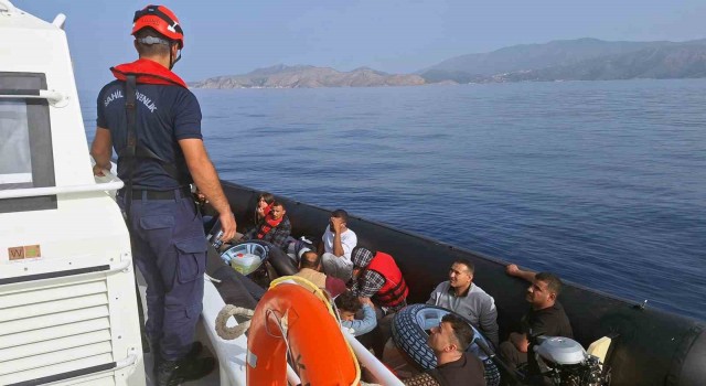Datçada 10 düzensiz göçmen yakalandı