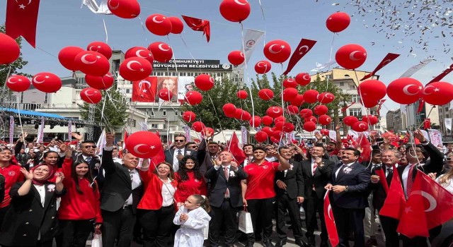 Denizlide 19 Mayıs coşkuyla kutlandı