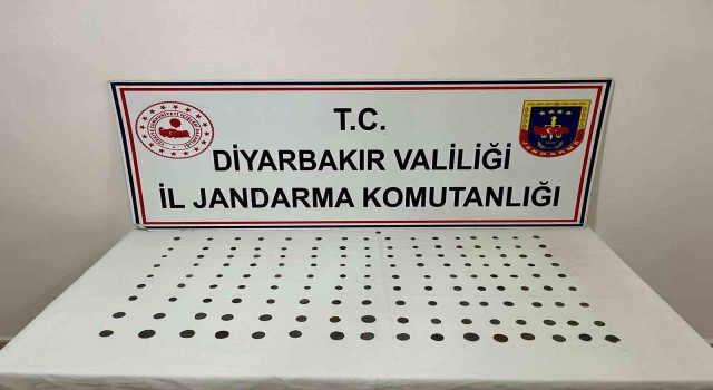 Diyarbakırda 145 adet sikke ele geçirildi