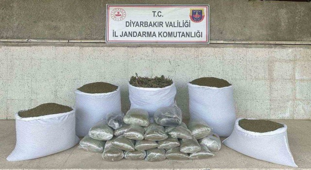 Diyarbakırda 173 kilo esrar ele geçirildi