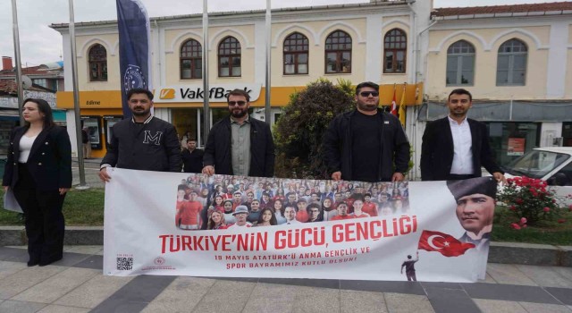 Edirnede Gençlik Haftası kutlamaları başladı