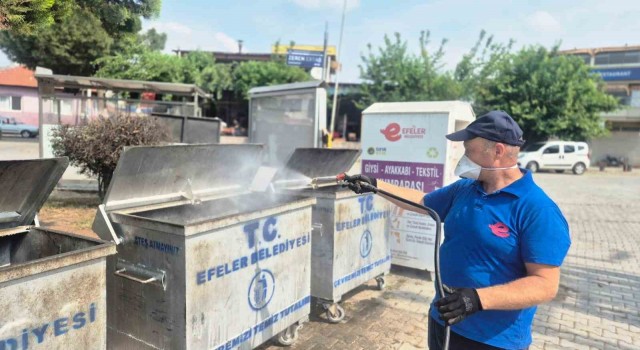 Efelerde ilaçlama çalışmaları aralıksız sürüyor