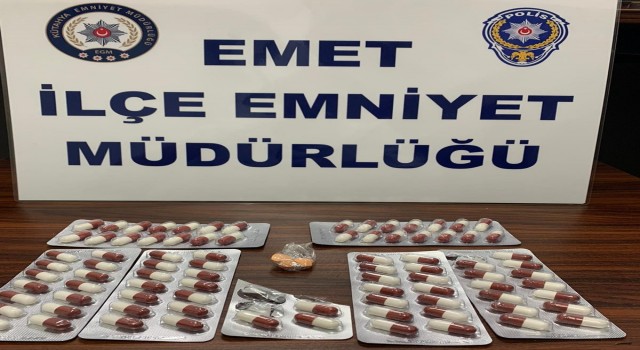 Emette uyuşturucu operasyonu: 2 kişi tutuklandı