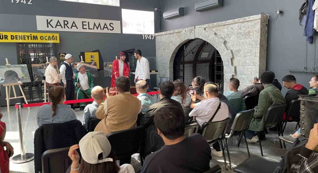 Engelli tiyatro topluluğundan Maden Müzesinde özel oyun