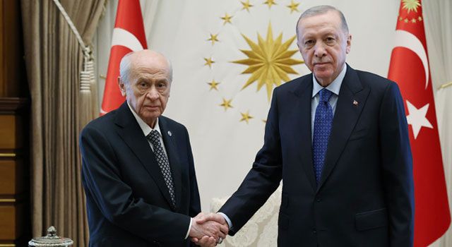 Erdoğan ve Bahçeli, Beştepe’de Bir Araya Geldi