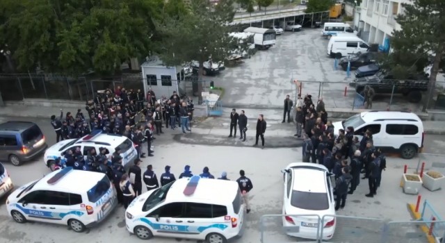 Erzincanda KISKAÇ-15 operasyonu kapsamında 19 şüpheli gözaltına alındı