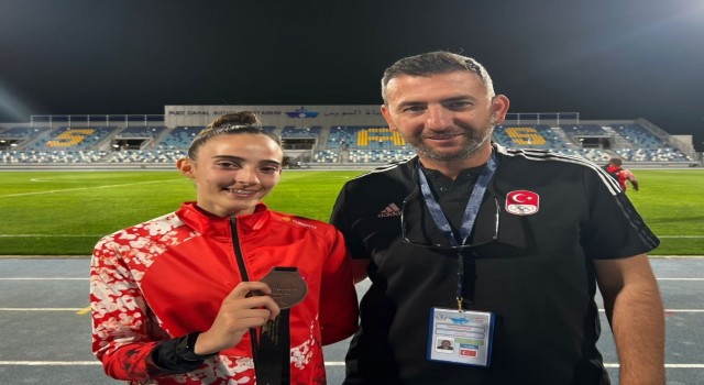 Eskişehirli atletizm sporcusu U23 Akdeniz Şampiyonasında 3üncü oldu