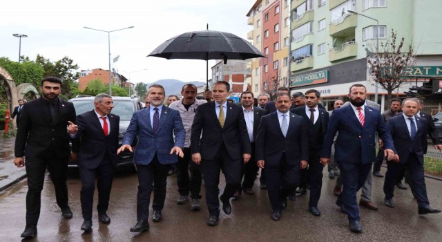 Fatih Erbakandan teşekkür ziyaretleri