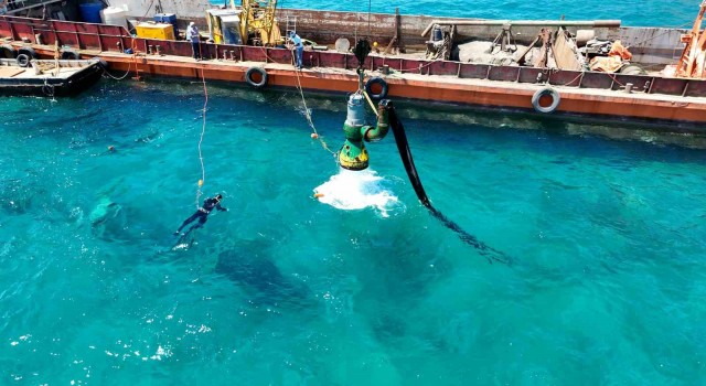 Gazipaşaya derin deniz deşarj projesinde sona gelindi