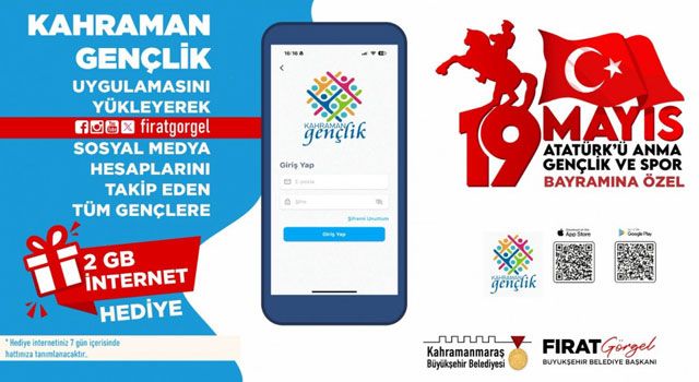 Gençlere 19 Mayıs'ta 2 GB Bedava İnternet