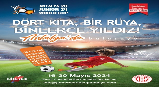 Gençlik Futbol Kupası Junior World Cup 16-20 Mayısta Antalyada yapılacak