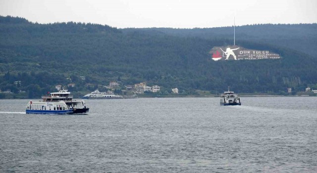 Gökçeadaya yarın yapılacak bazı feribot seferleri iptal edildi