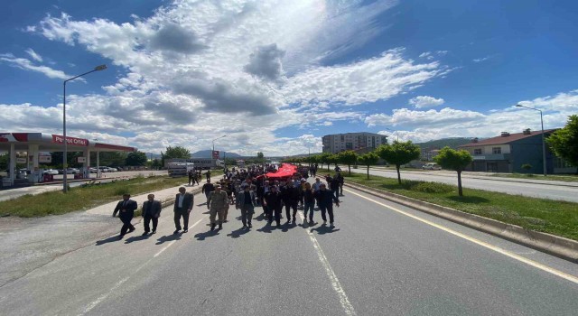 Güroymakta “Gençlik Yürüyüşü” düzenlendi