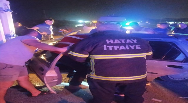 Hatayda trafik kazası: 2 yaralı