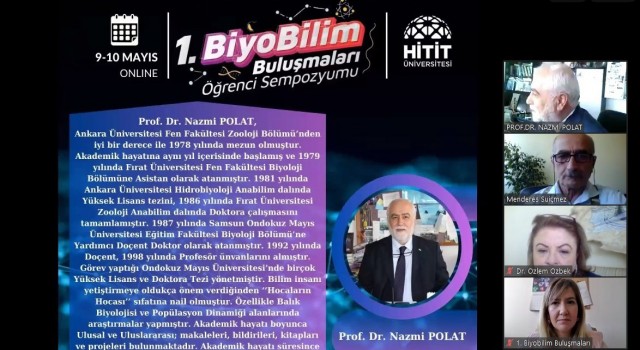 Hitit Üniversitesi 1. BiyoBilim Buluşmaları öğrenci sempozyumu tamamlandı