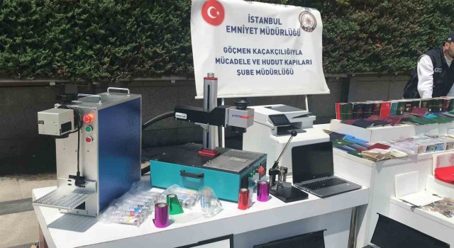 İstanbulda sahte pasaport, kimlik ve vize şebekesine operasyon: 4 gözaltı