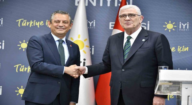 İYİ Parti lideri Dervişoğlu, CHP Genel Başkanı Özelle görüştü