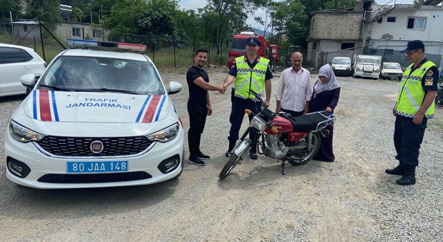 Jandarmadan Çalıntı Motosiklet Operasyonu