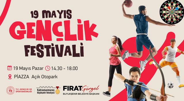 Kahramanmaraş’ta Gençlik Haftası Heyecanı Yaşanacak