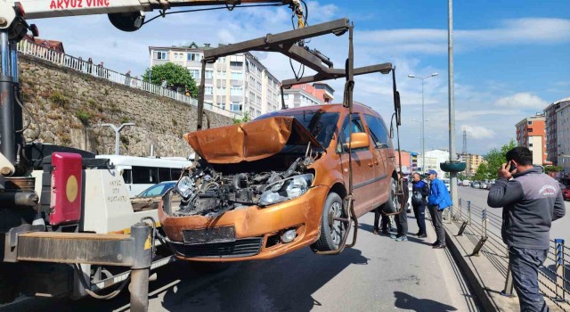 Karadeniz Ereğlide zincirleme kaza