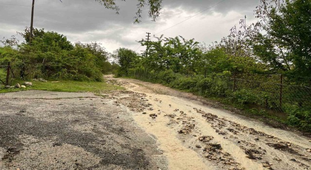 Kastamonuda dolu yağışı etkili oldu