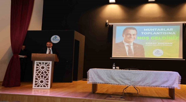 Koçhandan Maçkalı muhtarlara “Birlikte çalışmaya devam edeceğiz” mesajı