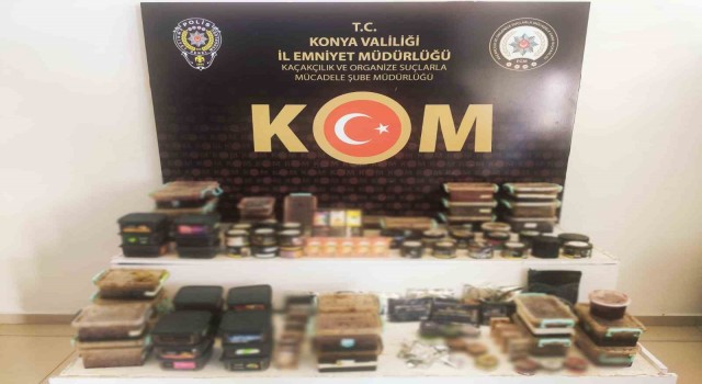 Konyada 6 milyon liralık kaçakçılık operasyonu: 28 gözaltı