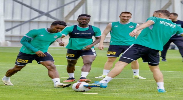 Konyasporda Kayserispor maçı hazırlıkları tamamlandı