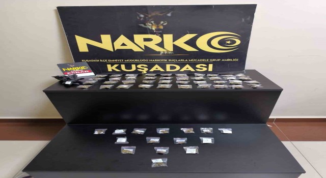 Kuşadasında narkotik operasyonu