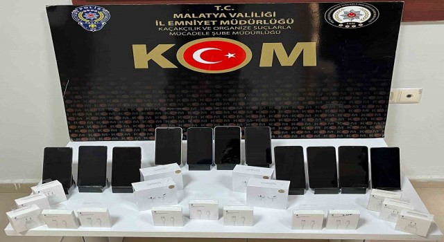 Malatyada 11 adet kaçak cep telefonu ele geçirildi