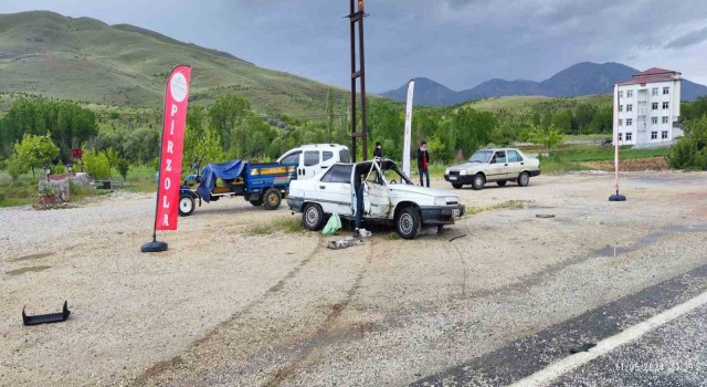 Malatyada otomobil takla attı: 2 yaralı