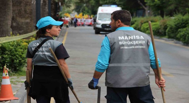Manisada 1 Mayıs coşkusu