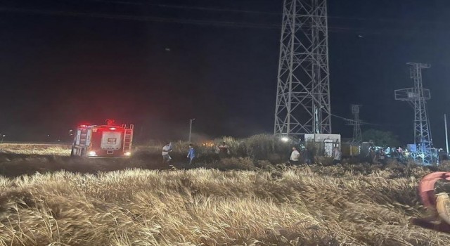 Mardinde yaklaşık 50 dönüm buğday tarlası küle döndü