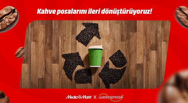 MediaMarkt kahve posalarını ileri dönüştürerek karbon ayak izini azaltıyor