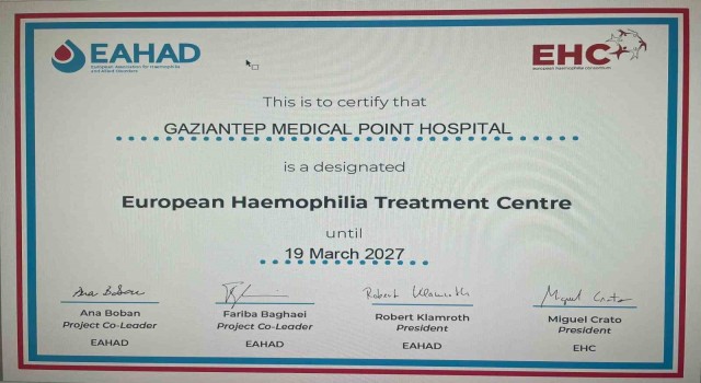Medical Point Hastanesinde hemofili tedavisinde yeni bir adım
