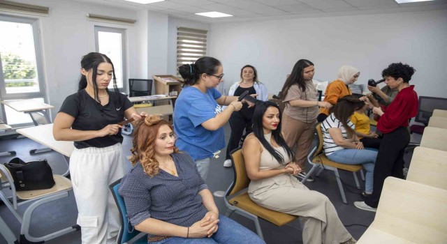 MERCEKte kuaförlük kursu başladı