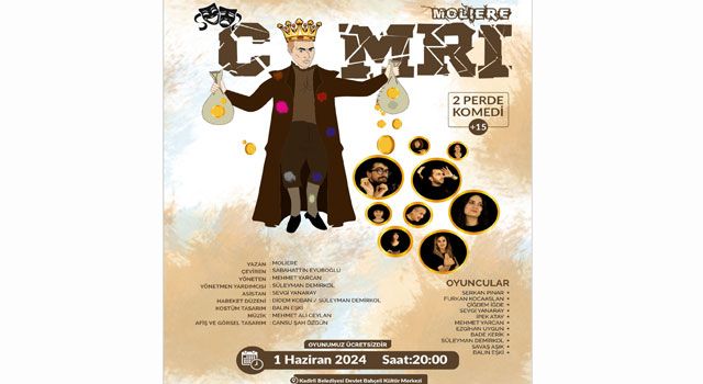 Molière'in Başyapıtı “Cimri” Osmaniye’de Sahnelenecek