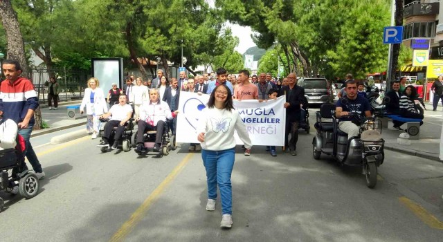 Muğlada Engelliler Haftası kutlamaları yürüyüş ile başladı