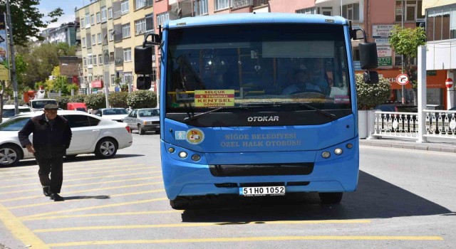 Niğdede şehir içi ulaşıma zam geldi