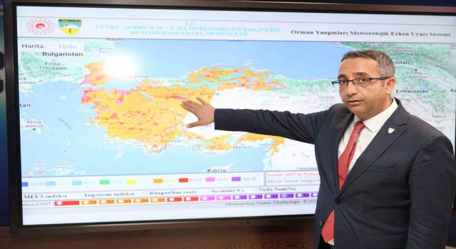 Orman yangını riskine karşı erken uyarı sistemi ‘MEUS devrede