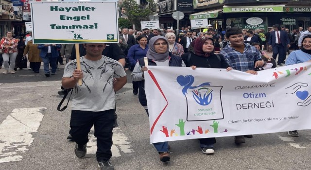 Osmaniyede Engelliler Haftası etkinlikleri yürüyüş ile başladı