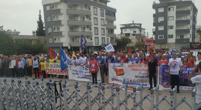 Osmaniye’de ilk kez 1 Mayıs kutlamaları düzenlendi
