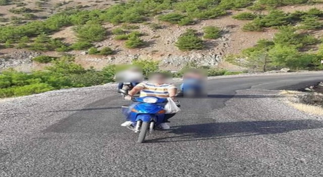 Park halindeki motosiklet çalındı