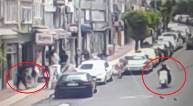 Polis, motosiklet hırsızını vatandaşın motosikletiyle kovaladı