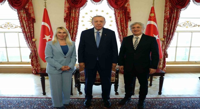 Prof. Özkan çifti Cumhurbaşkanı Erdoğanla görüştü