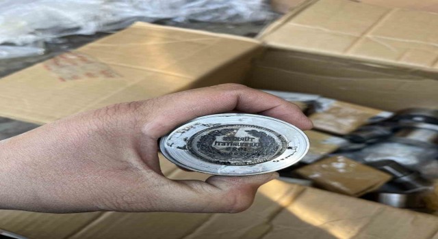 Sahte para matrisleri sınırda bulundu: Osmanlı tuğralı para basılacaktı